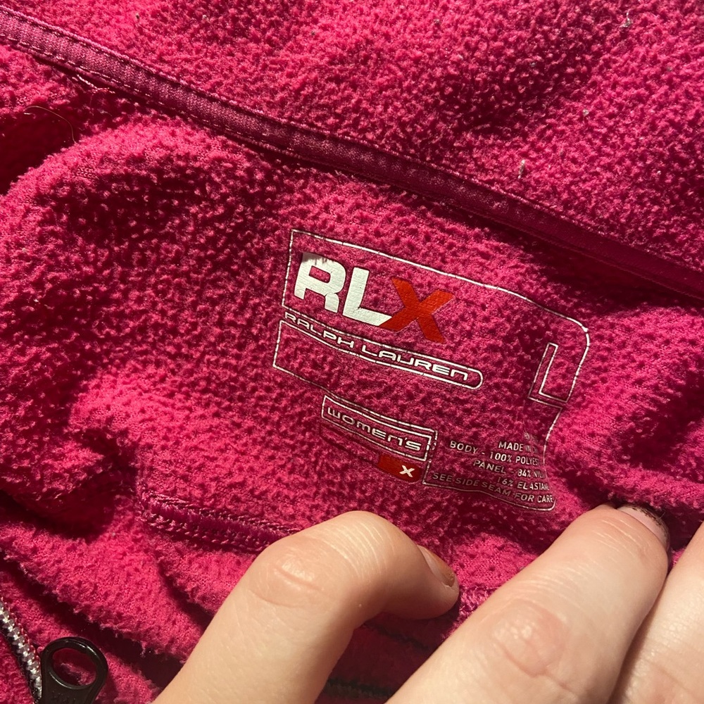 Ralph Lauren pink pull over long sleeve